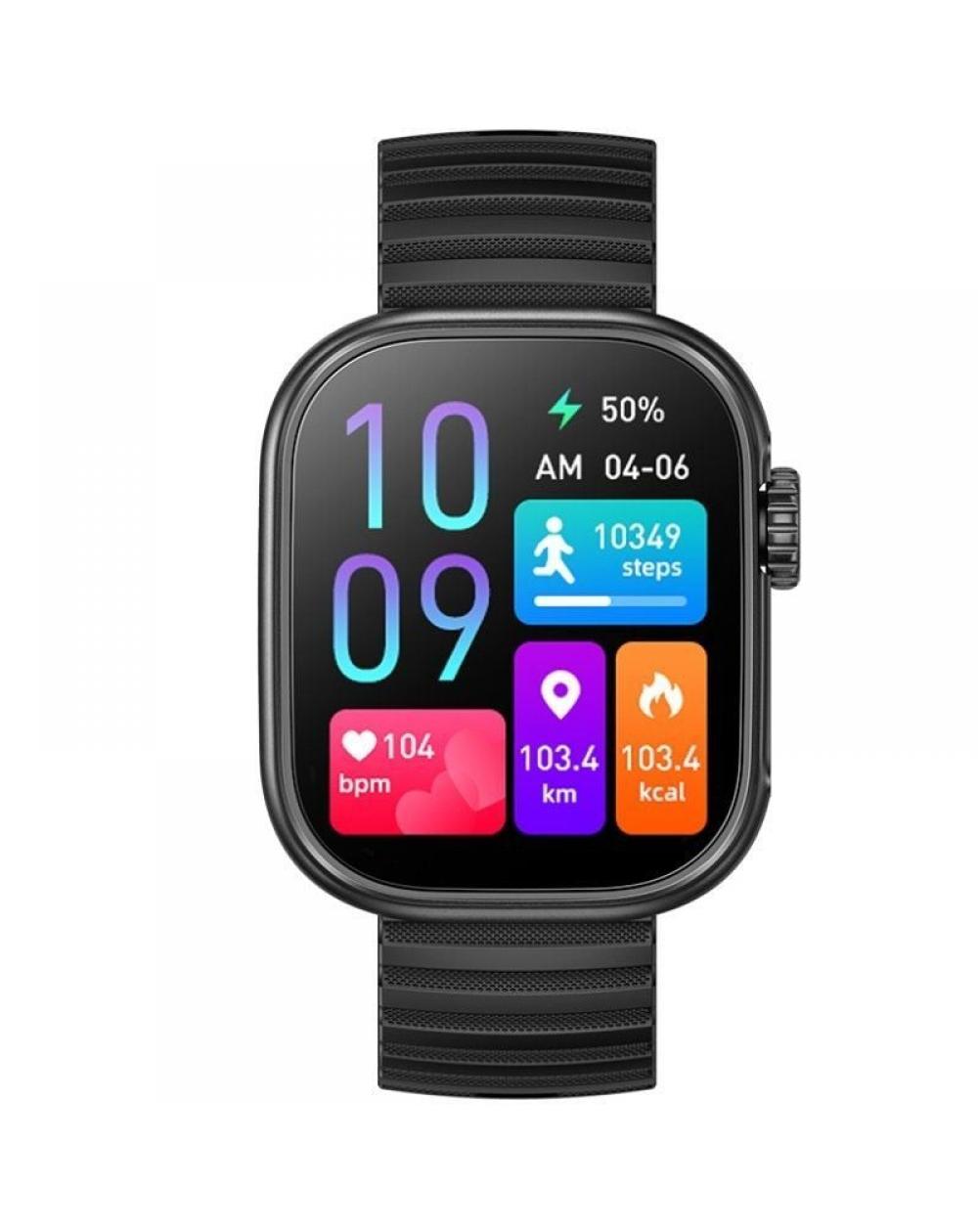 Smartwatch Aiwa SW-A700/ Notificaciones/ Frecuencia Cardíaca/ Negro