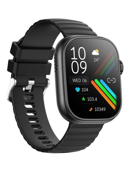 Smartwatch Aiwa SW-A700/ Notificaciones/ Frecuencia Cardíaca/ Negro