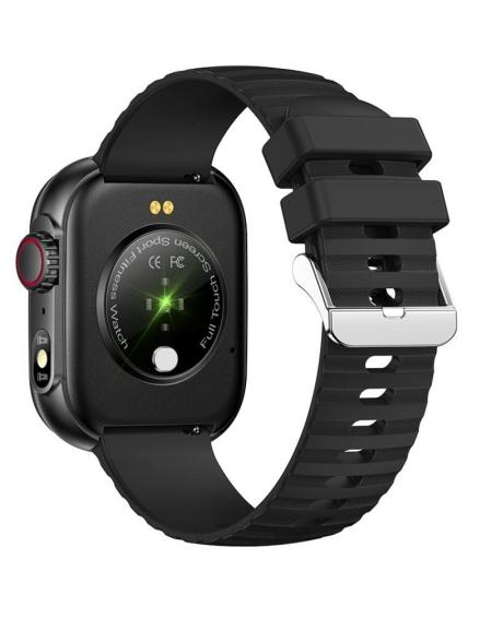 Smartwatch Aiwa SW-A700/ Notificaciones/ Frecuencia Cardíaca/ Negro