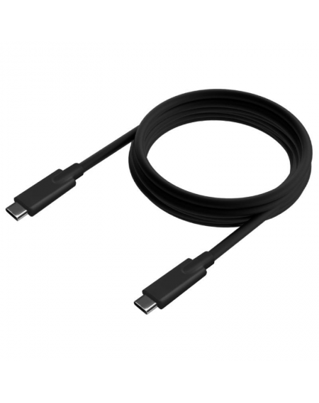 Cable USB 3.2 Tipo-C Aisens A107-0875/ USB Tipo-C Macho - USB Tipo-C Macho/ Hasta 100W/ 20Gbps/ 3m/ Gris