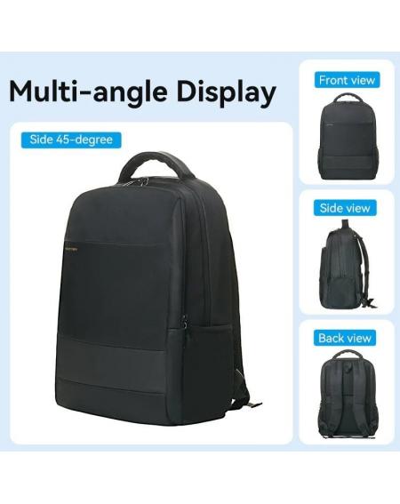 Mochila Vention KRQB0 para Portátiles hasta 15.6'/ 20L/ Impermeable/ Negra