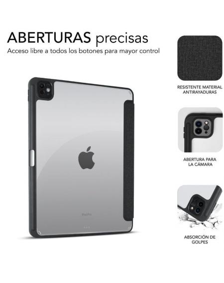 Funda Subblim Clear Shock Case para iPad Pro 11' 2024 M4/ Negra