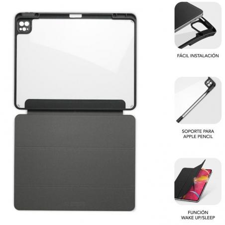 Funda Subblim Clear Shock Case para iPad Pro 11' 2024 M4/ Negra