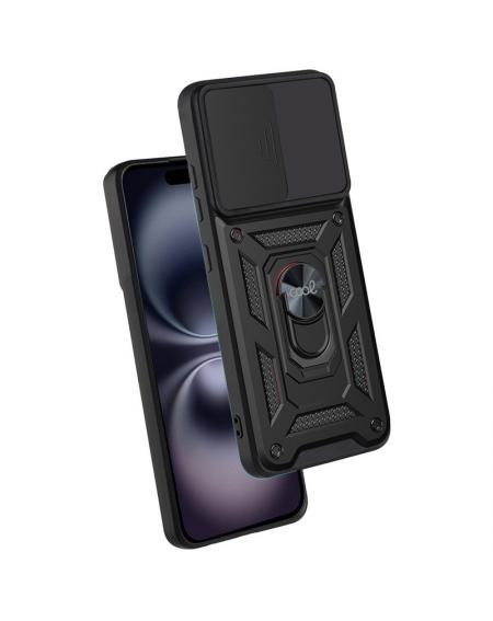 Carcasa COOL para iPhone 16 Hard Ring Negro