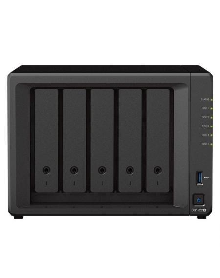 NAS Synology Diskstation DS1522+/ 5 Bahía 3.5'- 2.5'/ 8GB DDR4/ Formato Torre