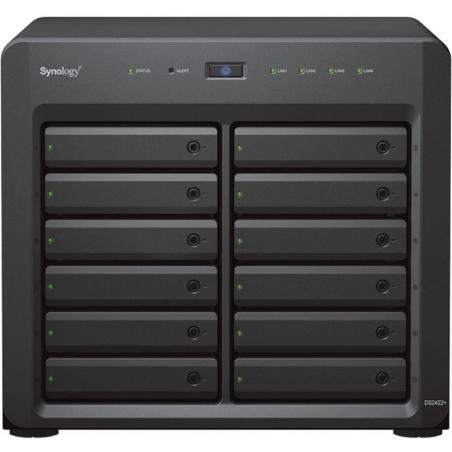 NAS Synology Diskstation DS2422+/ 12 Bahías 3.5'- 2.5'/ 4GB DDR4/ Formato Torre