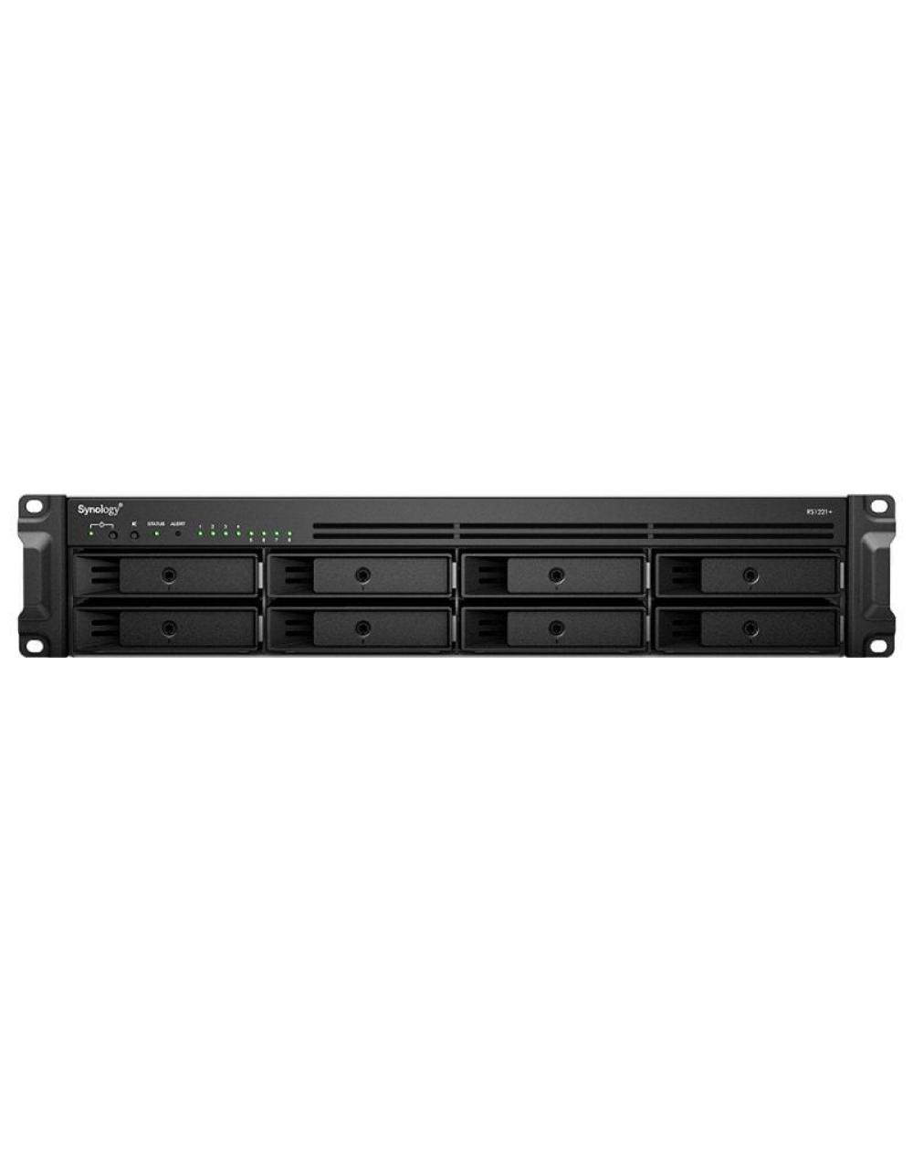 NAS Synology Diskstation RS1221RP+/ 8 Bahías 3.5'- 2.5'/ 4GB DDR4/ Formato Rack