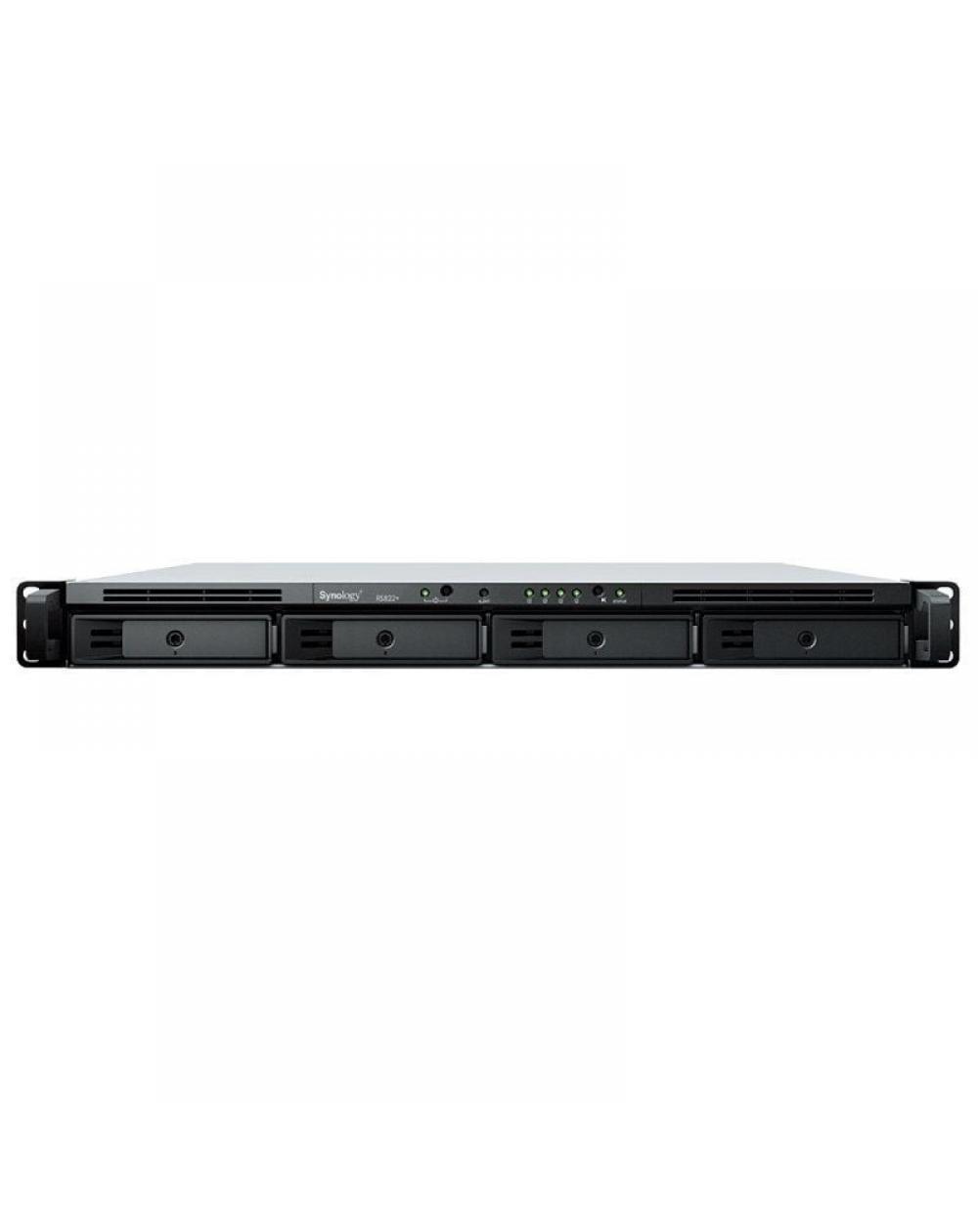 NAS Synology RackStation RS822+/ 4 Bahía 3.5'- 2.5'/ 2GB DDR4/ Formato Rack