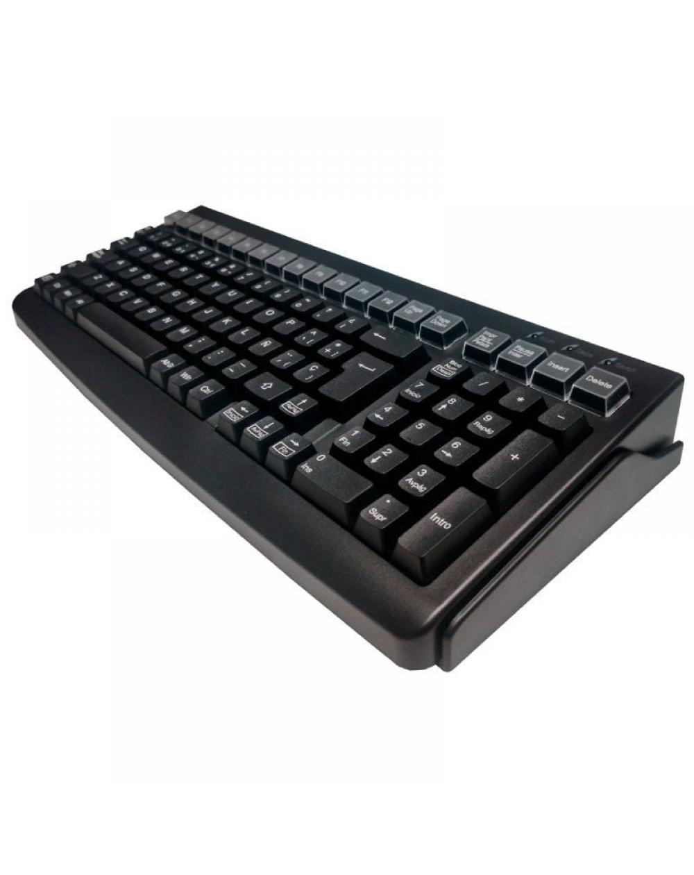 Teclado Pos Reducido Mustek MKB-800M Con Banda Magnética/ Negro