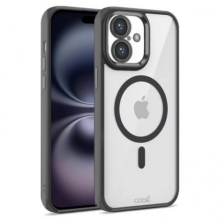 Carcasa COOL para iPhone 16 Magnética Borde Negro