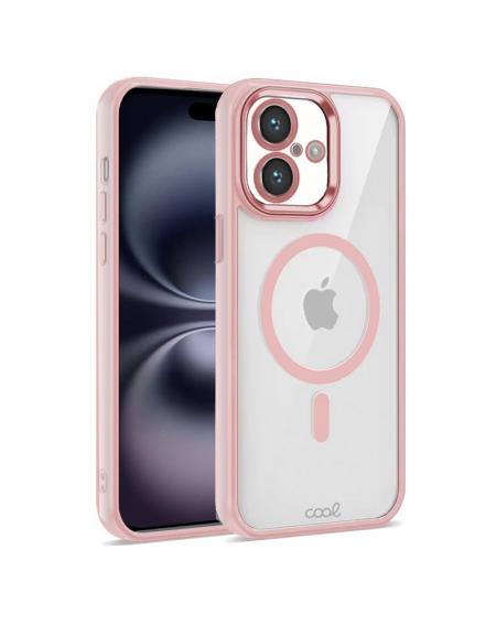 Carcasa COOL para iPhone 16 Magnética Borde Rosa