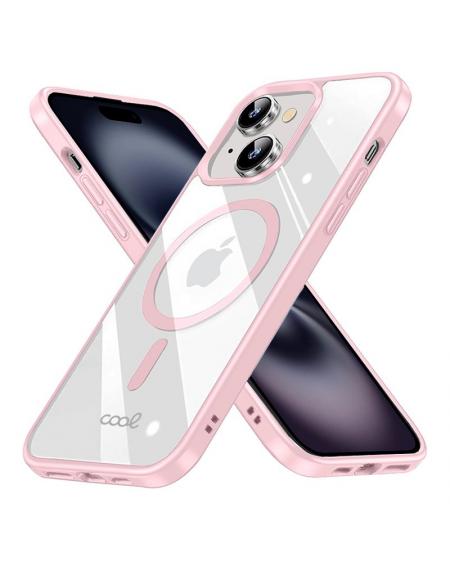 Carcasa COOL para iPhone 16 Magnética Borde Rosa