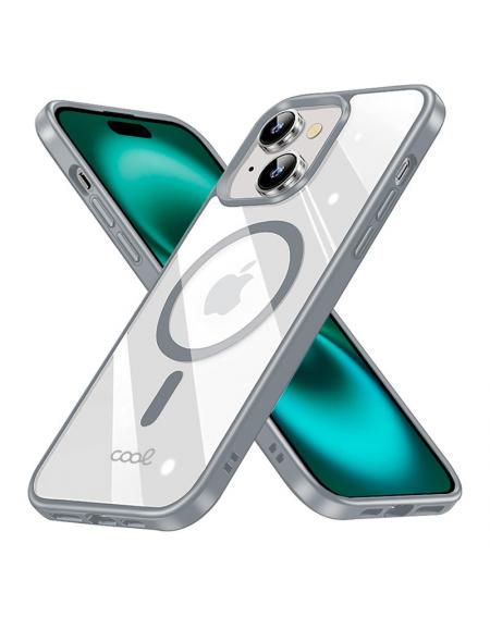 Carcasa COOL para iPhone 16 Plus Magnética Borde Plata