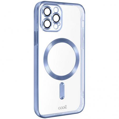 Carcasa COOL para iPhone 16 Pro Max Magnética Borde Celeste