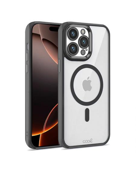 Carcasa COOL para iPhone 16 Pro Max Magnética Borde Negro