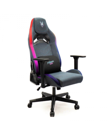 Silla Gaming Woxter Stinger Station Elite/ Luces LED/ Azul y Rosa