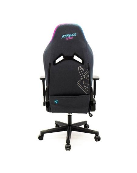 Silla Gaming Woxter Stinger Station Elite/ Luces LED/ Azul y Rosa