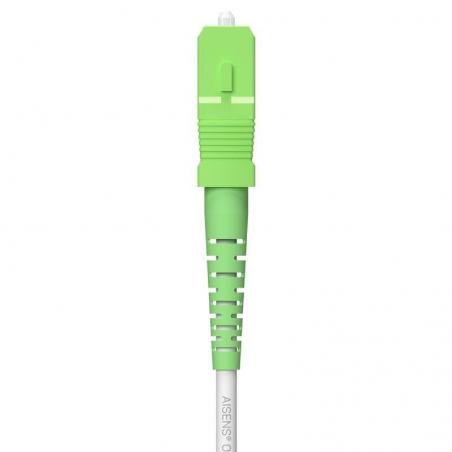 Cable de Fibra Óptica G657A2 3.0 9/125 SMF Aisens A152-0620/ LSZH/ 200m/ Blanco