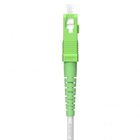 Cable de Fibra Óptica G657A2 3.0 9/125 SMF Aisens A152-0620/ LSZH/ 200m/ Blanco