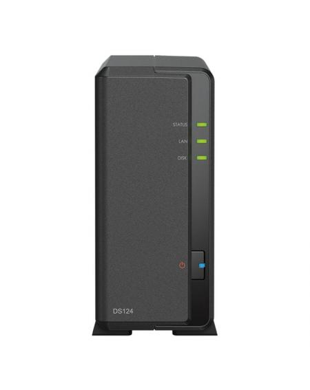 NAS Synology Diskstation DS124/ 1 Bahía 3.5'- 2.5'/ 1GB DDR4/ Formato Torre