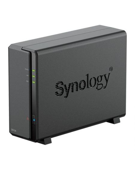 NAS Synology Diskstation DS124/ 1 Bahía 3.5'- 2.5'/ 1GB DDR4/ Formato Torre