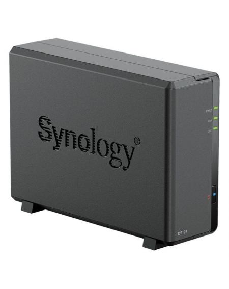 NAS Synology Diskstation DS124/ 1 Bahía 3.5'- 2.5'/ 1GB DDR4/ Formato Torre