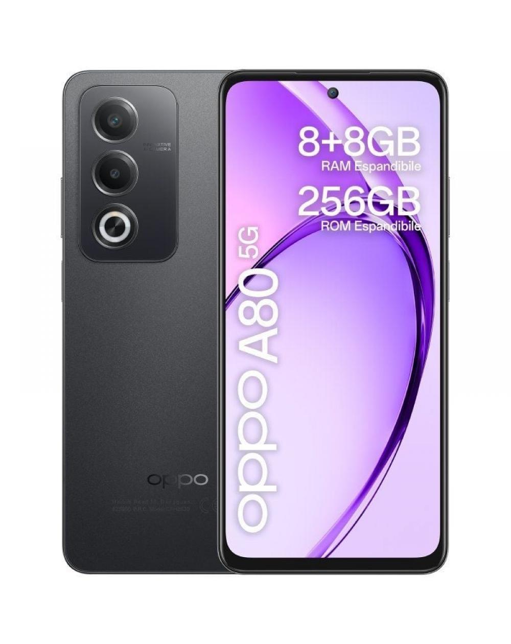 Smartphone Oppo A80 8GB/ 256GB/ 6.67'/ 5G/ Negro