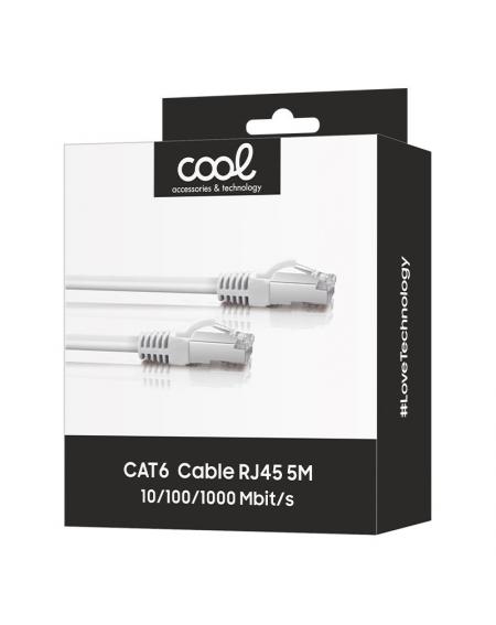 Cable Internet Universal CAT6 RJ45 (5 m) COOL