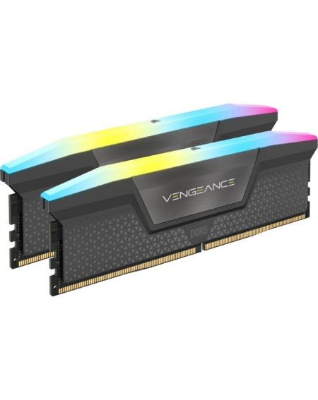 Memoria RAM Corsair Vengeance RGB 2 x 16GB/ DDR5/ 6000MHz/ 1.35V/ CL30/ AMD Expo/ DIMM