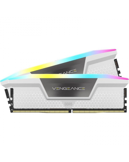 Memoria RAM Corsair Vengeance RGB 2 x 16GB/ DDR5/ 6000MHz/ 1.35V/ CL36/ DIMM