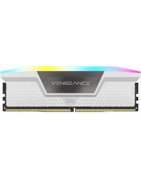 Memoria RAM Corsair Vengeance RGB 2 x 16GB/ DDR5/ 6000MHz/ 1.35V/ CL36/ DIMM