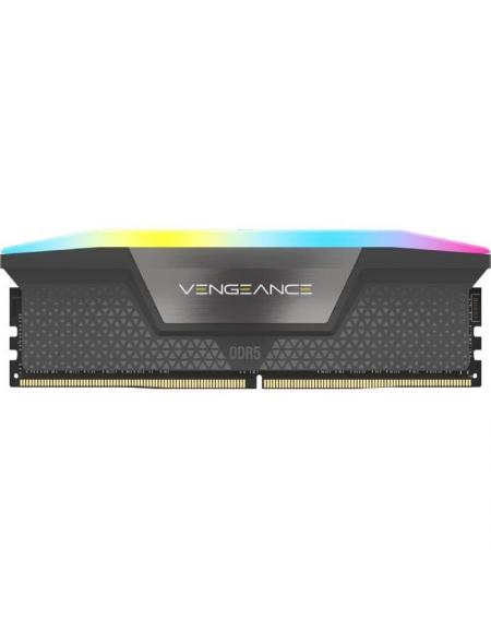 Memoria RAM Corsair Vengeance RGB 2 x 32GB/ DDR5/ 5200MH/ 1.25V/ CL40/ AMD Expo/ DIMM