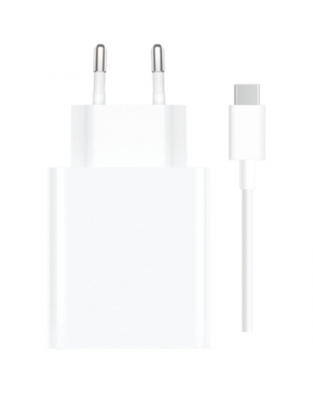 Cargador de Pared Xiaomi 67W HyperCharge Combo (Type-A)/ 1xUSB + Cable USB Tipo-C/ 67W