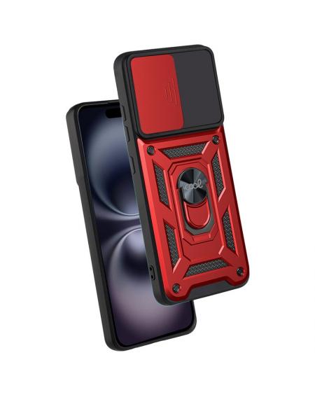 Carcasa COOL para iPhone 16 Hard Ring Rojo