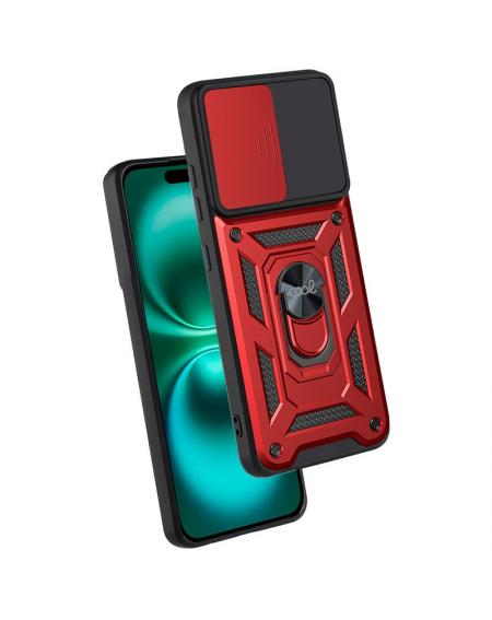 Carcasa COOL para iPhone 16 Plus Hard Ring Rojo