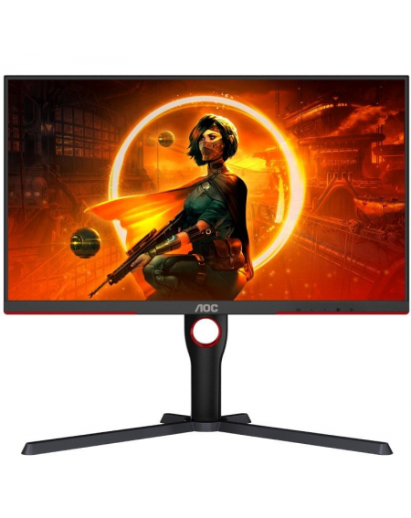 Monitor Gaming AOC Q27G3XMN/BK 31.5'/ QHD/ 1ms/ 180Hz/ VA/ Regulable en altura/ Negro