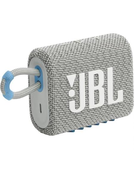 Altavoz con Bluetooth JBL GO 3 ECO/ 4.2W/ 1.0/ Blanco