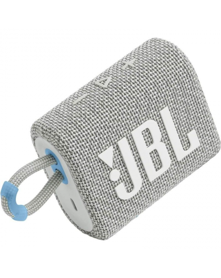 Altavoz con Bluetooth JBL GO 3 ECO/ 4.2W/ 1.0/ Blanco