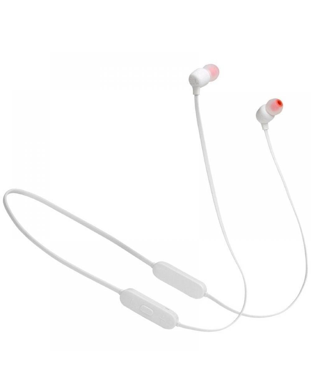 Auriculares Inalámbricos Intrauditivos JBL Tune 125BT/ con Micrófono/ Bluetooth/ Blancos