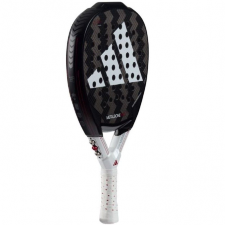 Pala de Pádel Adidas Metalbone HRD+ 2024/ Negra y Blanca (Ale Galan)