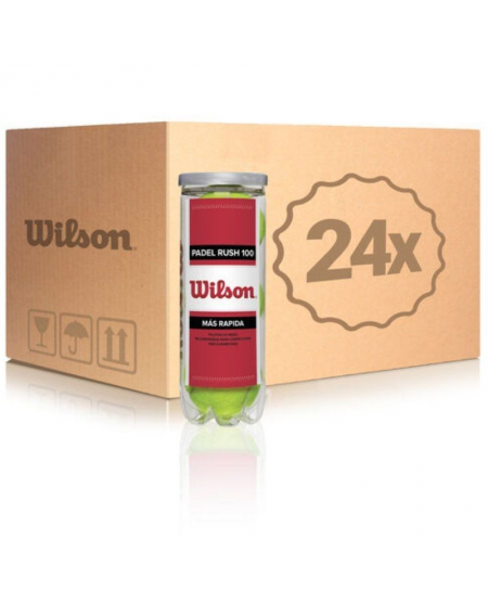 Cajón Bolas Wilson Rush 100/ 24 packs de 3 unidades