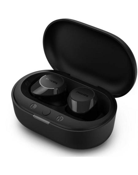 Auriculares Bluetooth Philips TAT1209 con estuche de carga/ Autonomía 6h/ Negros