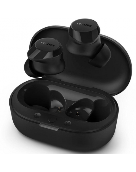 Auriculares Bluetooth Philips TAT1209 con estuche de carga/ Autonomía 6h/ Negros