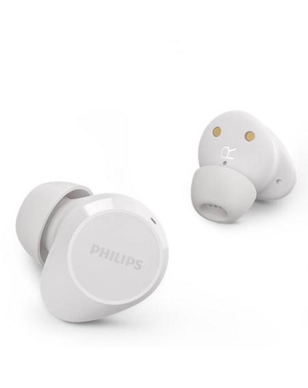 Auriculares Bluetooth Philips TAT1209 con estuche de carga/ Autonomía 6h/ Blancos