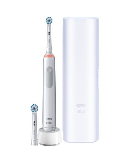 Cepillo Dental Braun Oral-B Vitality Pro 3 3500/ Incluye 2 Recambios/ Blanco