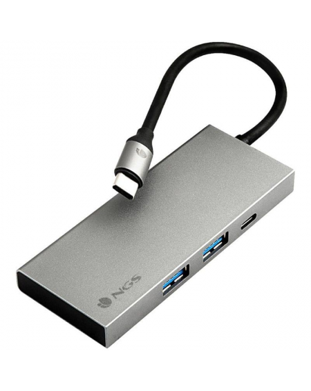 Docking USB Tipo-C NGS WonderDock4 Pro/ 2xUSB/ 1xUSB Tipo-C DP/ 1xHDMI