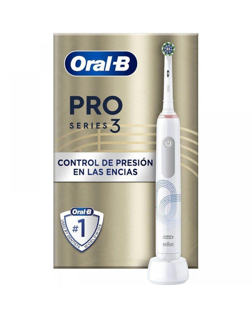 Cepillo Dental Braun Oral-B Pro 3 Olympics Desing Edition/ Blanco