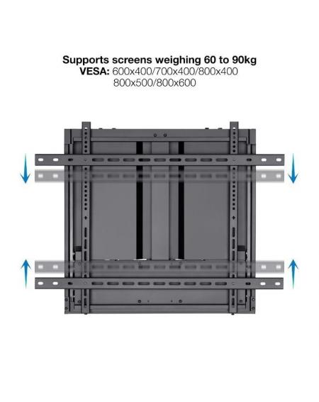 Soporte de Pared TooQ LPHA7090 para Pantallas Interactivas de 70-90'/ hasta 55kg