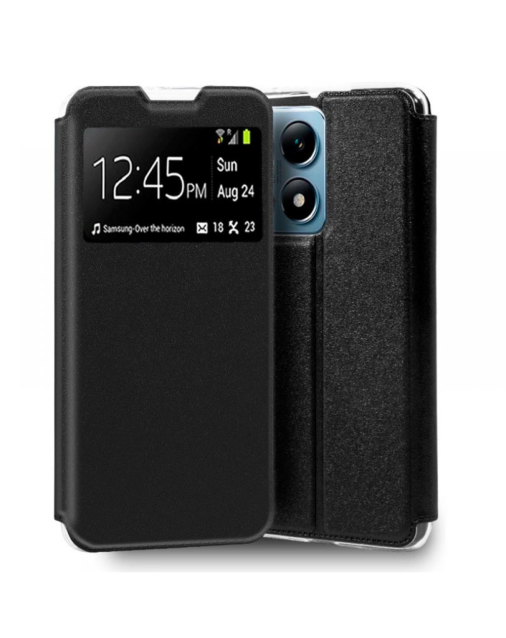 Funda COOL Flip Cover para Xiaomi 14T Liso Negro