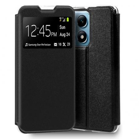 Funda COOL Flip Cover para Xiaomi 14T Liso Negro